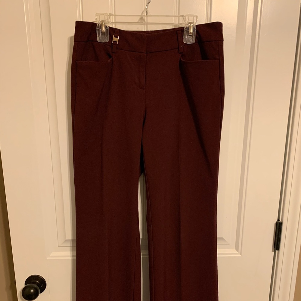 Maroon business pants